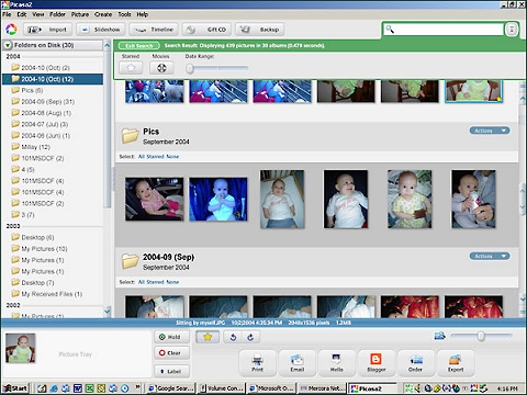 Google Picasa 10大相片管理软件