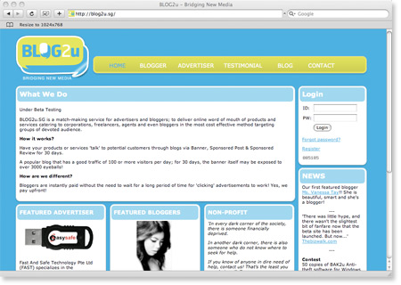 blog2u singapore