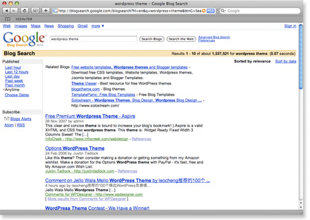 blogsearch01 How To Get News and Ideas For Blogging