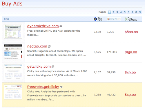 buysellads marketplace