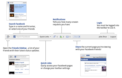 facebook toolbar