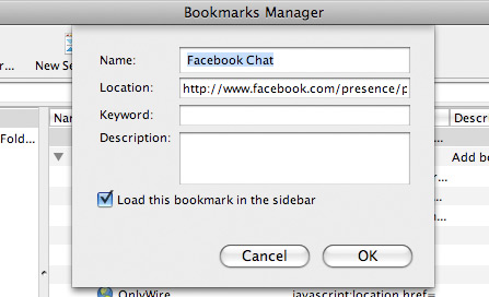 How to Place Facebook Chat On Firefox Sidebar