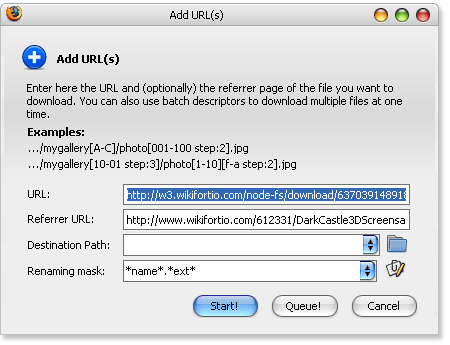 DownThemAll Firefox Extension hit start Manage and Boost Firefox Download Speed DownThemAll