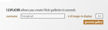 123flickr 123flickr 01 Create Flickr Gallery in 2 Clicks with 123Flickr
