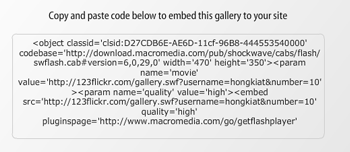 123flickr 123flickr 02 Create Flickr Gallery in 2 Clicks with 123Flickr
