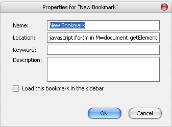 Create New Bookmark newbookmark02 How to View Flickr Photos in Highest Resolution
