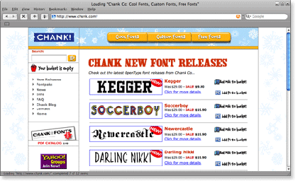 chank 21 Most Visited Free Fonts Site