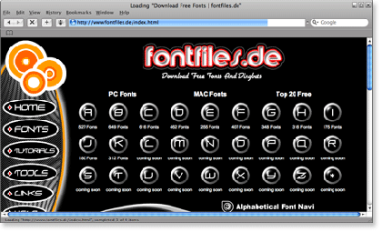 fontfiles 21 Most Visited Free Fonts Site