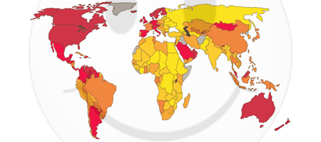 happymap 20 Most Happy Countries in the world