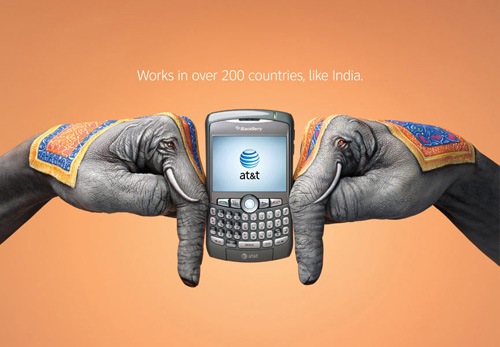 india Creative Ads From AT&T Wireless International Roaming