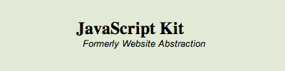 javascript kit