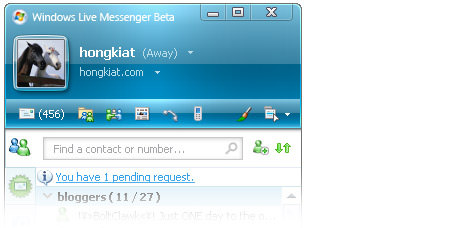 Windows Live Messenger 8.5 Windows Live Messenger 8.5