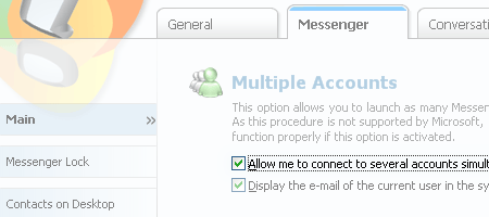 Windows Live Messenger multiple messenger 02 How To Open Multiple Copies of Windows Live Messenger