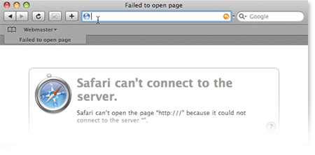 no connection to google