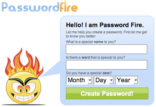 passwordfire Password Generator For The Lazy   PasswordFire