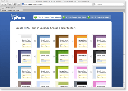 online form