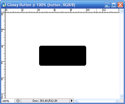 raw button Design Glossy Web 2.0 Button in Photoshop