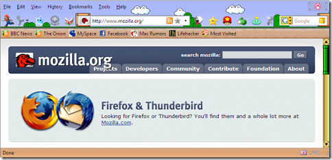 super mario bros firefox