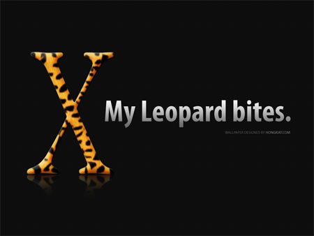 leopard wall