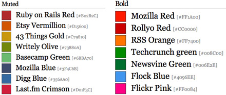 web 2.0 color generator