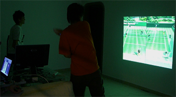 wii on projector wii on projector